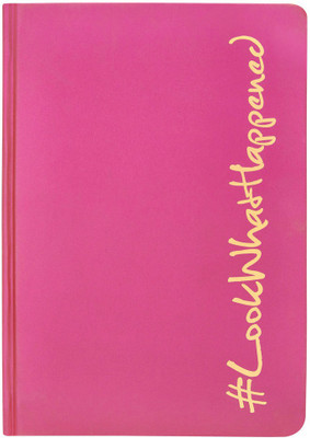 

LOOK WHAT HAPPENED A5 Diary(Look What happened #LWH - SILKY PINK Diary, Pink)