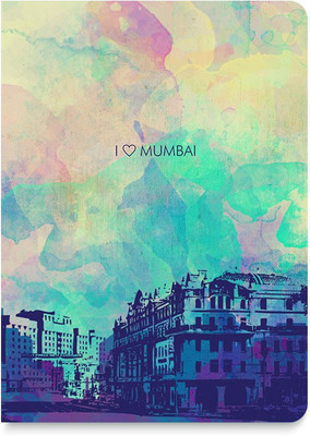 

inkFlap A5 Journal(FlapBook Premium Notebook - I Love mumbai, Multicolor)