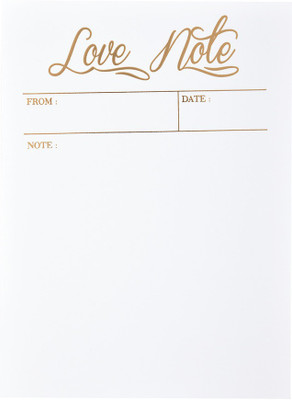 

LOOK WHAT HAPPENED A5 Note Pad(Look What Happened - Love Notes (pack of 12 with envelope), White, Pack of 12)