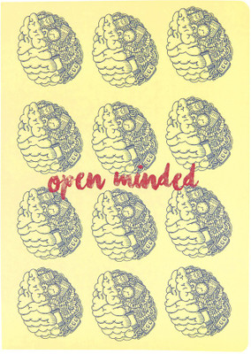 

LOOK WHAT HAPPENED A5 Diary(Look What happened OPEN MINDED Diary, Multicolor)
