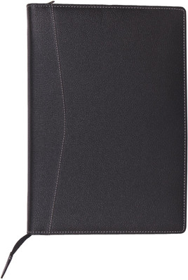 

AmazingHind Faux Leather Document Folder(Set Of 1, Black)