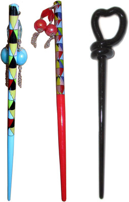 

Sanskruti Juda Sticks Bun Stick(Multicolor)