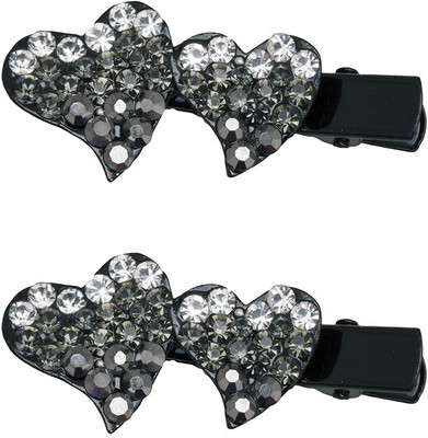 

Glitters Online Hair accessory Hair Clip(Black, White)