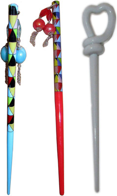 

Pankh Juda Stick Bun Stick(Multicolor)