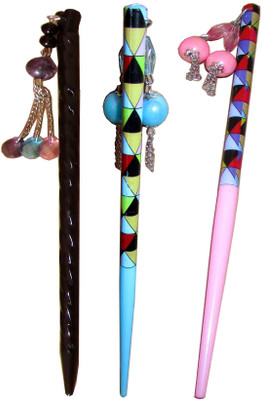 

Yashasvi Juda Stick Hair Accessory Set(Multicolor)