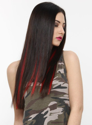 Flipkart - Hairwits 7 Piece Fiery Red Highlighters  Extensions Hair Extension