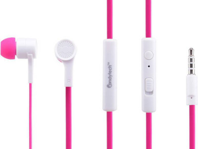 

Candytech S10U Wired Headset with Mic(Pink, In the Ear)
