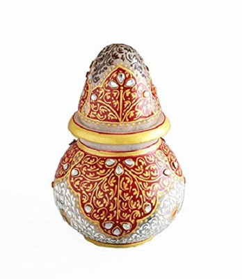 

Apkamart Handicraft Marble Religious Pot - Decorative Holy Pot with Coconut for Home Decor and Gifts Marble Kalash(Height: 6 inch, Multicolor)
