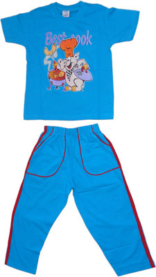 

Cute Raskals Boys Casual T-shirt T-shirt, Pyjama(Light Blue
