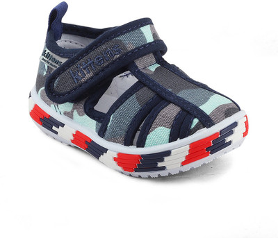 

KITTENS Boys Velcro Clogs(Dark Blue, Navy