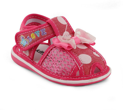 

KITTENS Girls Velcro Clogs(Red, Fuschia
