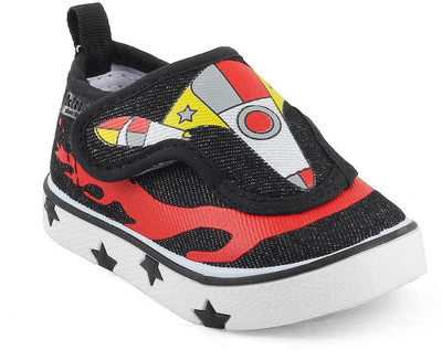 

KITTENS Boys Velcro Clogs(Black