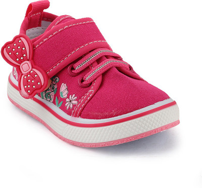 

KITTENS Girls Velcro Clogs(Red, Fuchsia