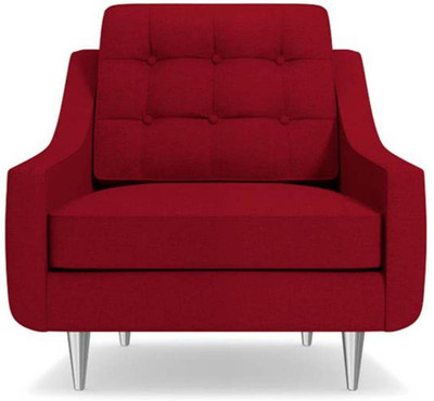

Black Square Solid Wood Living Room Chair(Finish Color - silver)