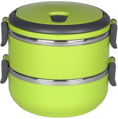 

Snowpearl Double Layer 2 Containers Lunch Box(1400 ml), Multicolor