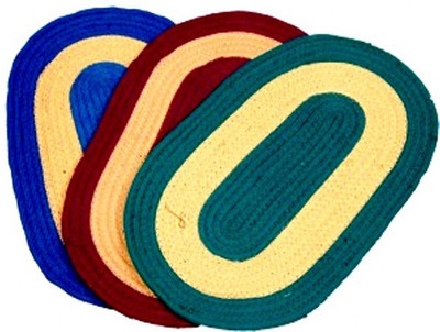 M G'S Real Decor Cotton Door Mat COTTON(Multicolor, Free) available at flipkart for Rs.310