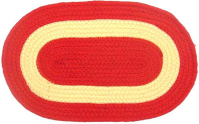 M G'S Real Decor Cotton Door Mat COTTON(Multicolor, Free) available at flipkart for Rs.144