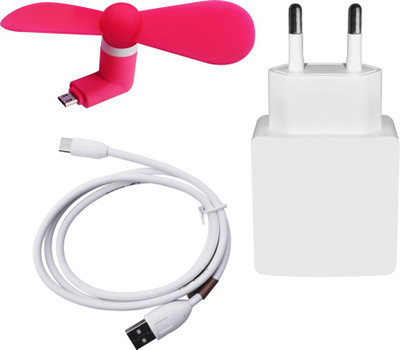 DAKRON Wall Charger Accessory Combo for Meizu M2 Note(White)
