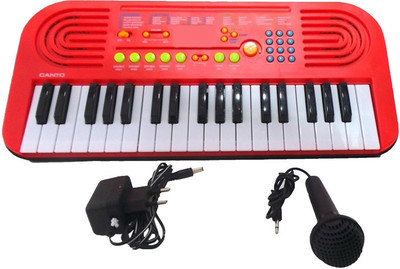 

HALO NATION Keyboard Piano with 37 Sound Keys with Adaptor and mic(Multicolor)