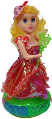 

HALO NATION Dancing Doll Magic girl rotating and 3d lighting(Multicolor)
