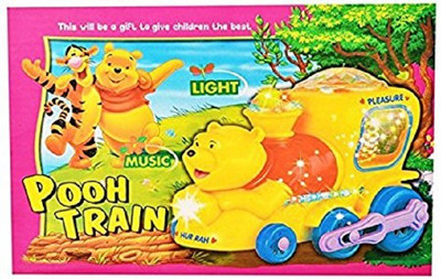 

HALO NATION Winnie Pooh Toy-Train with Sound(Multicolor)