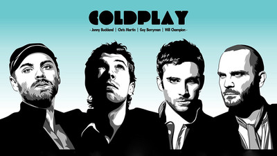 

Coldplay MUSIC BAND Poster for room Paper Print(18 inch X 12 inch)