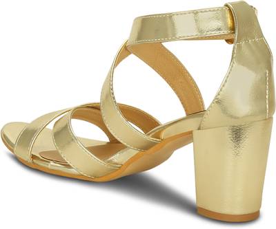 Kielz Women Gold Heels