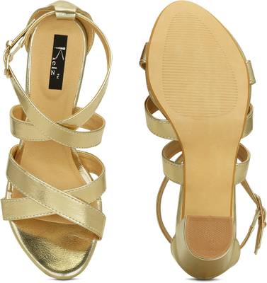 Kielz Women Gold Heels