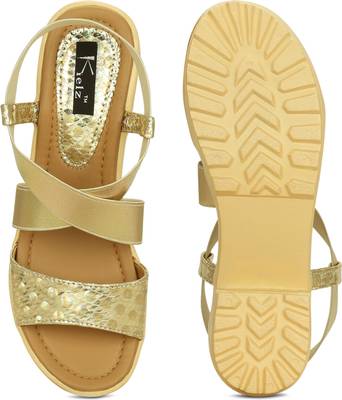 Kielz Women Gold Heels