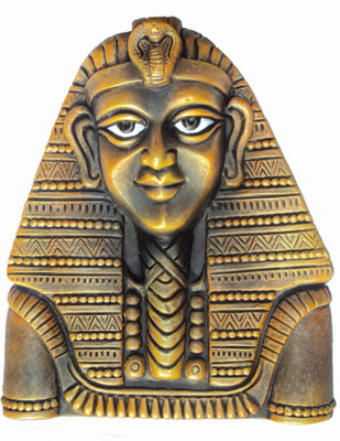 

Hand Artz Farao Mask Decorative Showpiece - 30 cm(Terracotta, Multicolor)