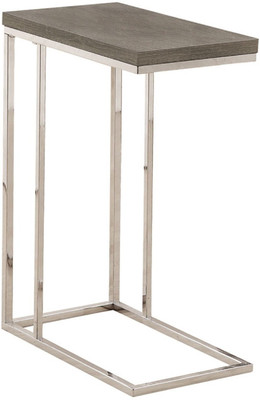 

Black Square Engineered Wood Side Table(Finish Color - Walnut Brown)