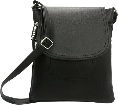 

Evookey Women Casual Black PU Sling Bag