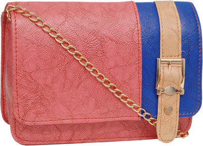

Borse Women Evening/Party Pink, Blue PU Sling Bag, Blue;pink