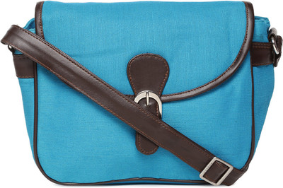

Campus Sutra Men & Women Casual Blue Canvas Sling Bag