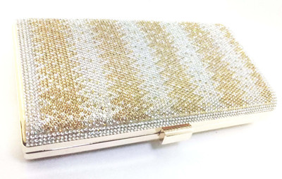

Chouhan Stylish Girls Evening/Party Gold Beads Sling Bag