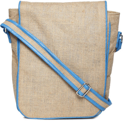 

Campus Sutra Men & Women Casual Beige Jute Sling Bag