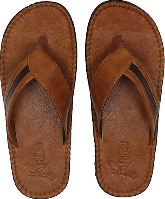 

Kraasa Flip Flops, Tan::brown