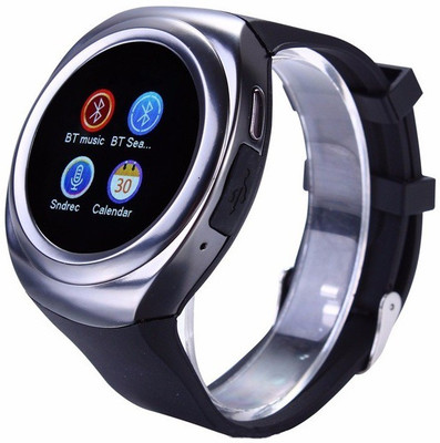 

VibeX ® TF Card Slot MP3 Bluetooth Wearable Device BT 3.0 GSM Mobile Phone Smartwatch(Black Strap Free Size)
