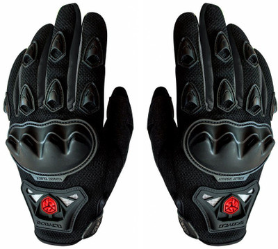 SCOYCO MC29 Full Fingered Bike Riding set of 2 Driving Gloves(Black)