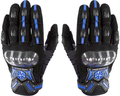 

Scoyco MC20 Full Fingered Bike Riding set of 2 Driving Gloves (, Multicolor, Black;blue