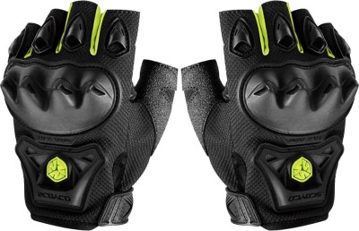 

Scoyco MC29D Half Fingered Bike Riding set of 2 Driving Gloves (, Multicolor, Black;neon