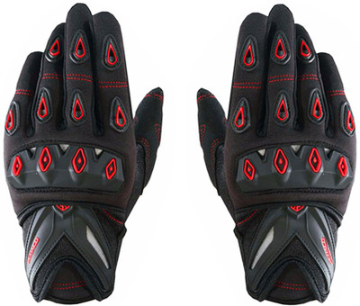 

Scoyco MC10 Full Fingered Bike Riding set of 2 Driving Gloves (, Multicolor, Black;red