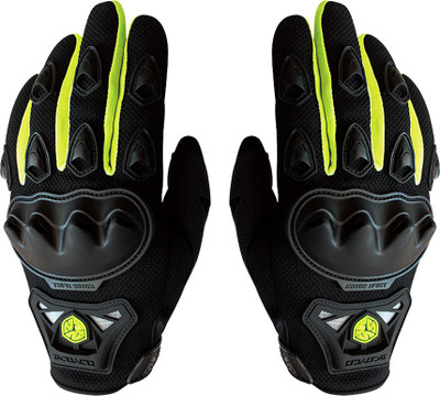 

Scoyco MC29 Full Fingered Bike Riding set of 2 Driving Gloves (, Multicolor, Black;neon