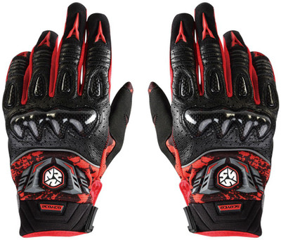 

Scoyco MX49 Full Fingered Bike Riding set of 2 Driving Gloves (, Red