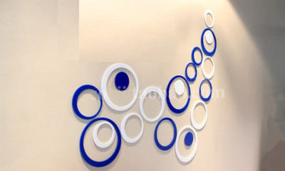 

Naveed Arts  Acrylic Sticker Sticker(Pack of 1, Blue;white