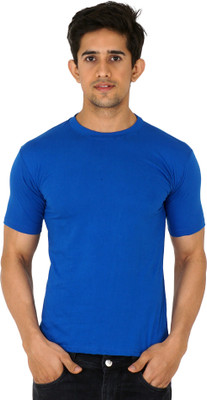 UZee Solid Men V-neck Red T-Shirt