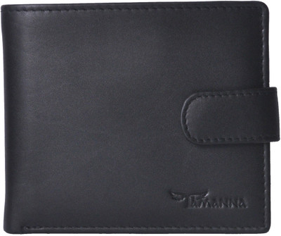 

Tamanna Men Black Genuine Leather Wallet(6 Card Slots)