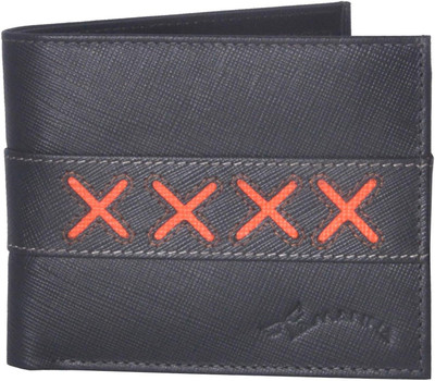 Tamanna Men Grey Genuine Leather Wallet(3 Card Slots), Grey-1