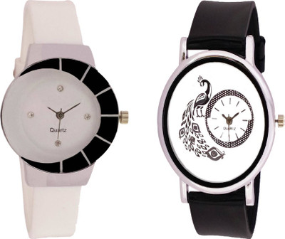 View CM Beautiful Stylish Multicolor Dial Rich Look Fancy Latest Collection 034 Stylish Pattern Corporate Imperial Analog Watch  - For Women Wrist Watches Price Online(CM)