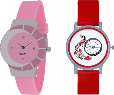 

CM Beautiful Stylish Multicolor Dial Rich Look Fancy Latest Collection 016 Stylish Pattern Corporate Imperial Watch - For Women